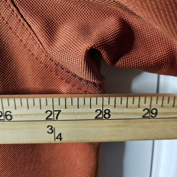 AKWA Classic Rust Orange Polo Shirt Size 3XL Big And Tall Golf Casual USA Made - Picture 10 of 11